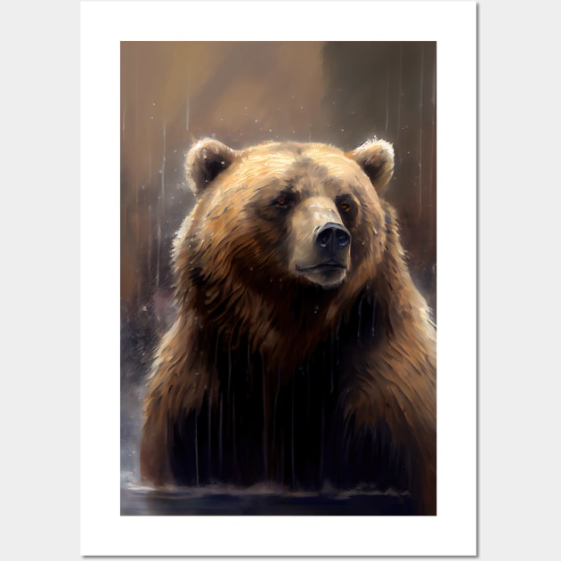 Arctic Kodiak Bear Wall Art by ABART BY ALEXST 